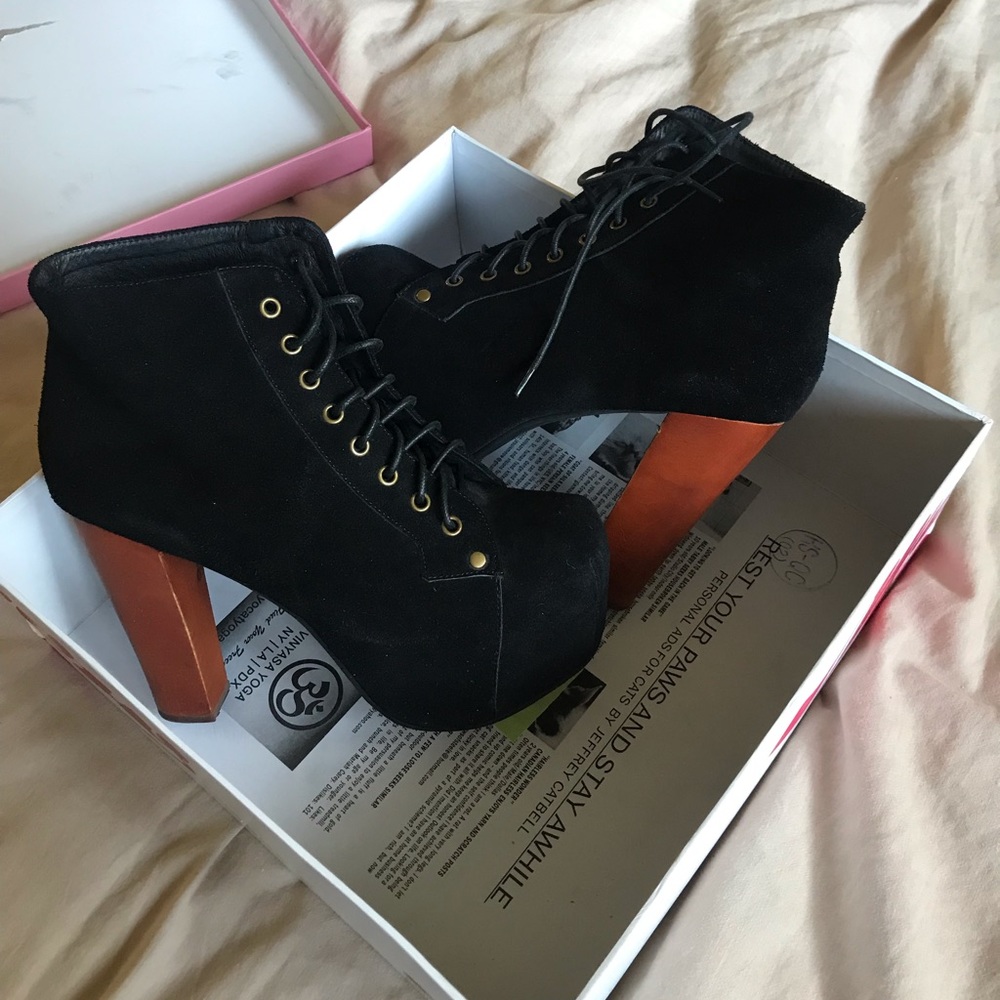Jeffrey Campbell booties - Picture 1 of 2